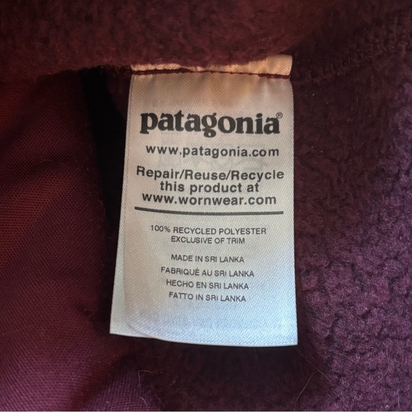 Patagonia Better Sweater Fleece Vest in Chicory Red Maroon - Picture 8 of 11